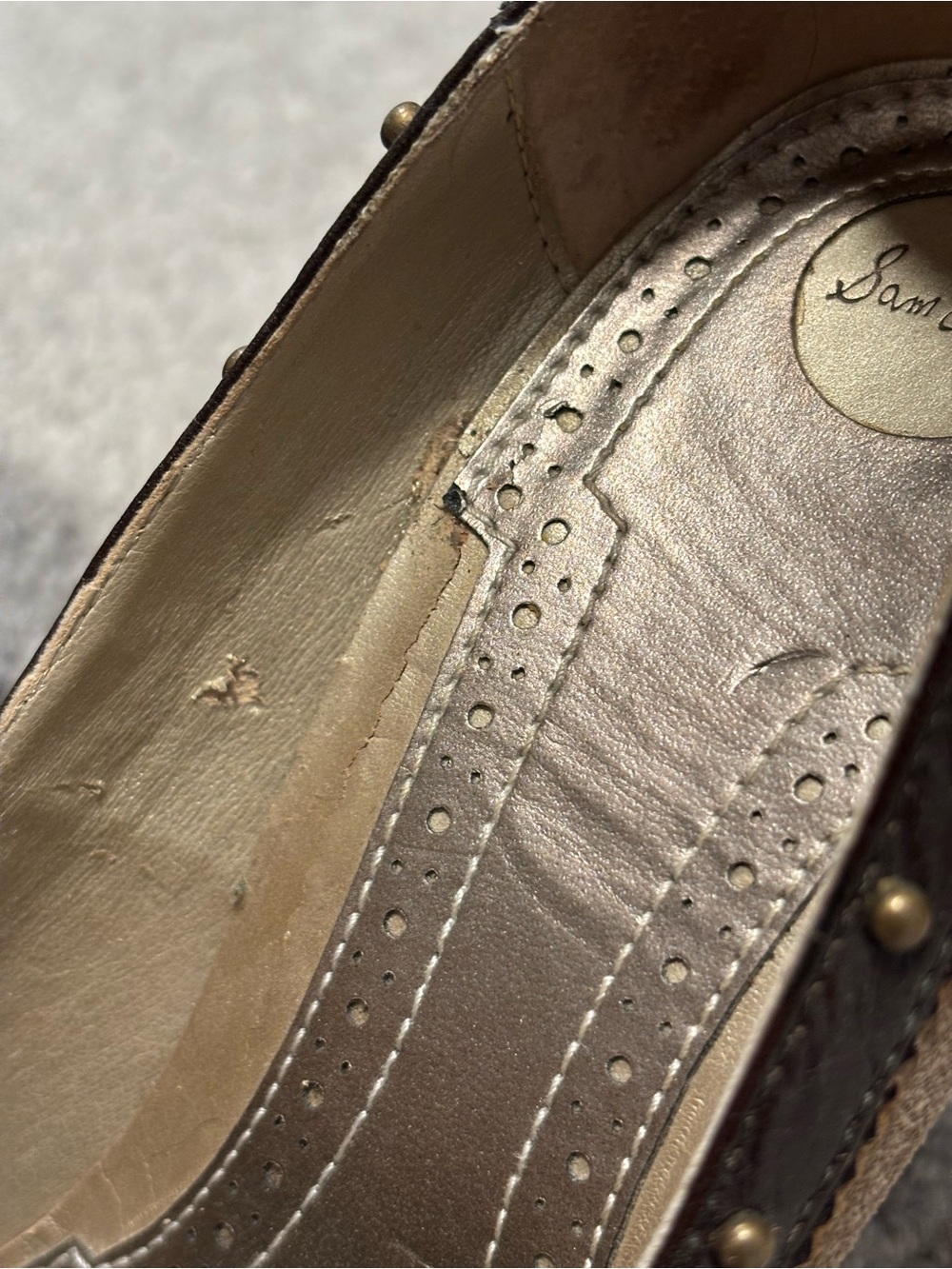 Sam Edelman Studded Suede Heels | Size 7.5 - Picture 11 of 13
